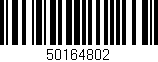 Código de barras (EAN, GTIN, SKU, ISBN): '50164802'