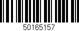 Código de barras (EAN, GTIN, SKU, ISBN): '50165157'