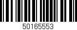Código de barras (EAN, GTIN, SKU, ISBN): '50165553'