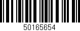 Código de barras (EAN, GTIN, SKU, ISBN): '50165654'