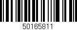 Código de barras (EAN, GTIN, SKU, ISBN): '50165811'