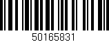 Código de barras (EAN, GTIN, SKU, ISBN): '50165831'