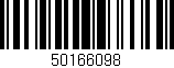 Código de barras (EAN, GTIN, SKU, ISBN): '50166098'