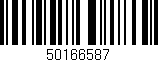 Código de barras (EAN, GTIN, SKU, ISBN): '50166587'