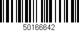 Código de barras (EAN, GTIN, SKU, ISBN): '50166642'