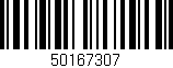 Código de barras (EAN, GTIN, SKU, ISBN): '50167307'