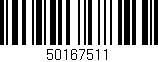 Código de barras (EAN, GTIN, SKU, ISBN): '50167511'