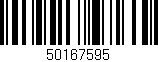 Código de barras (EAN, GTIN, SKU, ISBN): '50167595'