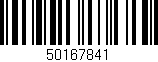 Código de barras (EAN, GTIN, SKU, ISBN): '50167841'