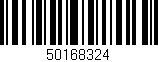 Código de barras (EAN, GTIN, SKU, ISBN): '50168324'