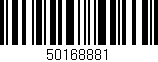Código de barras (EAN, GTIN, SKU, ISBN): '50168881'