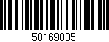 Código de barras (EAN, GTIN, SKU, ISBN): '50169035'