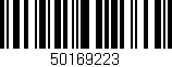 Código de barras (EAN, GTIN, SKU, ISBN): '50169223'