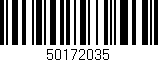 Código de barras (EAN, GTIN, SKU, ISBN): '50172035'