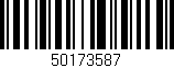 Código de barras (EAN, GTIN, SKU, ISBN): '50173587'