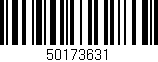 Código de barras (EAN, GTIN, SKU, ISBN): '50173631'