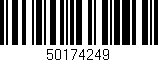Código de barras (EAN, GTIN, SKU, ISBN): '50174249'