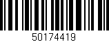 Código de barras (EAN, GTIN, SKU, ISBN): '50174419'