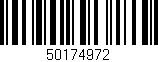 Código de barras (EAN, GTIN, SKU, ISBN): '50174972'