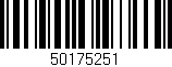 Código de barras (EAN, GTIN, SKU, ISBN): '50175251'