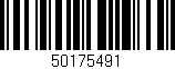 Código de barras (EAN, GTIN, SKU, ISBN): '50175491'