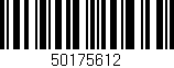Código de barras (EAN, GTIN, SKU, ISBN): '50175612'