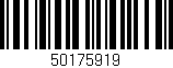 Código de barras (EAN, GTIN, SKU, ISBN): '50175919'