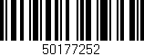 Código de barras (EAN, GTIN, SKU, ISBN): '50177252'