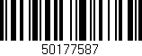 Código de barras (EAN, GTIN, SKU, ISBN): '50177587'