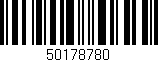 Código de barras (EAN, GTIN, SKU, ISBN): '50178780'