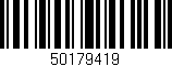 Código de barras (EAN, GTIN, SKU, ISBN): '50179419'