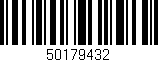 Código de barras (EAN, GTIN, SKU, ISBN): '50179432'