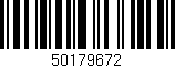 Código de barras (EAN, GTIN, SKU, ISBN): '50179672'