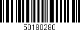Código de barras (EAN, GTIN, SKU, ISBN): '50180280'