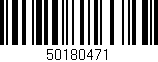Código de barras (EAN, GTIN, SKU, ISBN): '50180471'