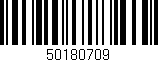Código de barras (EAN, GTIN, SKU, ISBN): '50180709'