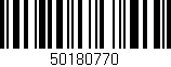 Código de barras (EAN, GTIN, SKU, ISBN): '50180770'