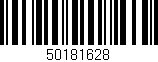 Código de barras (EAN, GTIN, SKU, ISBN): '50181628'