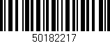 Código de barras (EAN, GTIN, SKU, ISBN): '50182217'
