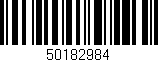Código de barras (EAN, GTIN, SKU, ISBN): '50182984'