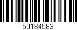 Código de barras (EAN, GTIN, SKU, ISBN): '50184583'