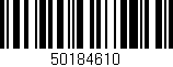 Código de barras (EAN, GTIN, SKU, ISBN): '50184610'