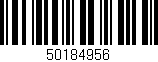 Código de barras (EAN, GTIN, SKU, ISBN): '50184956'