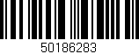Código de barras (EAN, GTIN, SKU, ISBN): '50186283'