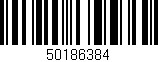 Código de barras (EAN, GTIN, SKU, ISBN): '50186384'