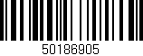 Código de barras (EAN, GTIN, SKU, ISBN): '50186905'