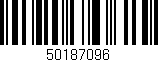 Código de barras (EAN, GTIN, SKU, ISBN): '50187096'