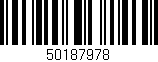 Código de barras (EAN, GTIN, SKU, ISBN): '50187978'