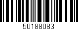 Código de barras (EAN, GTIN, SKU, ISBN): '50188083'