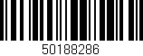 Código de barras (EAN, GTIN, SKU, ISBN): '50188286'